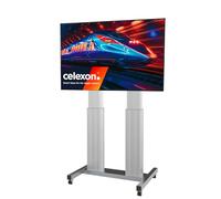 celexon Chariot TV/écran Mobile Expert Adjust-70120MS Argent | pour écrans 70-120" Jusqu’à 250 kg | Support Universel motorisé réglable en Hauteur pour TV LCD/LED/OLED & Plasma Jusqu’à VESA 1200x600