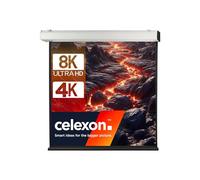 celexon Écran de Projection motorisé Expert XL 225" 400x400 cm 1:1 | écran de vidéoprojecteur 8K Full HD pour Plafond ou Mur | idéale pour Grandes Projections & installations Professionnelles