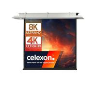 Écran de projection encastrable au plafond motorisé celexon Expert 200 x 200 cm