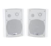 celexon Haut-parleurs actifs Set 525-B – 2x30W, 2 voies, support mural – Blanc