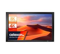 celexon HomeCinema Écran de Projection 110" | 240x135 cm 16:9 | Écran de présentation 8K, Full-HD Ultra Plat pour Bureau & Home Cinéma vidéoprojecteurs | Cadre Aluminium pour Fixation Murale