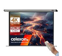 celexon Écran de projection motorisé HomeCinema 120" 240x180 cm 4:3 – 4K/Full‑HD – Mural/Plafond