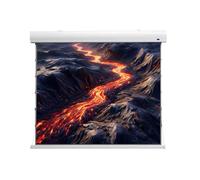 celexon HomeCinema Écran de Projection motorisé Dynamic Slate ALR à Tension 110" | 243x136cm 16:9 | Écran 8K, Full-HD avec Technologie Haut Contraste et système de Tension | Montage Mural/Plafond