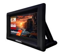 celexon INF200 écran extérieur Gonflable 140" | 310x174cm 16:9 | Pour public viewing et projection au jardin en 4K Full HD, avec soufflerie électrique et sac de transport
