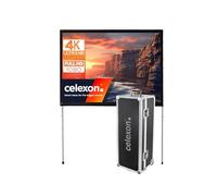 celexon Écran de projection sur cadre pliable Mobile Expert 200" 406x305 cm 4:3 Valise à roulettes
