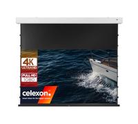 celexon Premium Plus SOUNDVISION Écran motorisé tensionné Acoustique 92" | 203x114cm 16:9 | Écran électrique 4K, Full HD acoustiquement Transparent pour Un Son venant Directement de l’Image