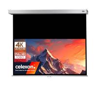 celexon Pro Plus Écran de Projection Manuel 140" | 300x187 cm 16:10 | Écran 4K, Full-HD Extensible manuellement pour Les présentations de Bureau et Le Home Cinéma | Montage Mural & au Plafond