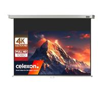 celexon Professional écran de Projection Manuel 120" | 280x158cm 16:9 | Écran manuel 4K Full HD pour bureau et home cinéma, montage mural ou plafond