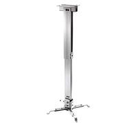 celexon Support de Plafond Universel - orientable et inclinable MultiCel 36100W - Distance au Plafond Variable Entre 63-100cm - jusqu'à 25 kg - Argent