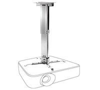 celexon Support plafond vidéoprojecteur MultiCel63100S - inclinable, réglable 63-100cm, argent