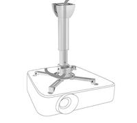 celexon Support plafond vidéoprojecteur Multicel 3040Pro – réglable 30–40cm, inclinable, 15kg blanc