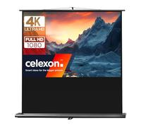 celexon Ultramobil Pro écran de Projection Pull-up 80" | 180x113cm 16:10 | Écran pull-up portable 8K Full HD à installation rapide, avec poignée et support télescopique