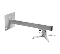 celexon Universel Support Mural projecteur MultiCel WM800 Blanc | Support inclinable et orientable avec distance murale réglable jusqu'à 80cm, charge max. 15kg