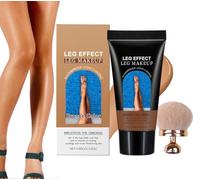 Celeysa Body Coverage Perfector,Celeysa Fond De Teint Jambes Waterproof,Fond De Teint Essence,Maquillage Pour Les Jambes Et Corps Avec Pinceau,For Tattoo Cover Up Natural(Bronze)