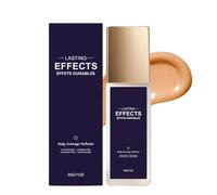 Celeysa Fond De Teint Jambes Waterproof,Body Coverage Perfector,Fond De Teint Corps,Fond De Teint Essence,Maquillage Pour Les Jambes Et Du Corps Avec Pinceau,For Tattoo Cover Up Natural (A-Foncé)