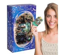 Celia Melesville Lot de 78 jeux de tarot anglais avec art pastel, fournitures de divination, guide spirituel pour salon, café et étude