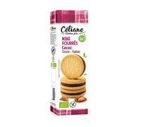 CÉLIANE GLUTEN FREE - Mini biscuits fourrés cacao BIO (2x4) 125 g (Cacao)