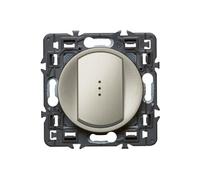 - Celiane interrupteur simple lumineux titane