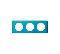 - Celiane plaque 3 postes blue snake