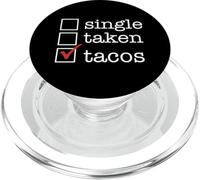 Célibataire ? Enlevé ? Pas de Tacos ? Oui ! Meme Funny Taco Checkmark PopSockets PopGrip pour MagSafe