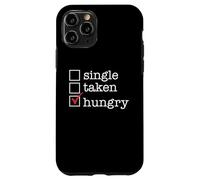 Célibataire ? Enlevé ? Vous n'avez Pas Faim ? Oui ! Meme Funny Foodie Checkmark Coque pour iPhone 11 Pro