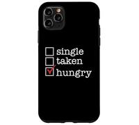 Célibataire ? Enlevé ? Vous n'avez Pas Faim ? Oui ! Meme Funny Foodie Checkmark Coque pour iPhone 11 Pro Max