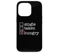 Célibataire ? Enlevé ? Vous n'avez Pas Faim ? Oui ! Meme Funny Foodie Checkmark Coque pour iPhone 13 Pro