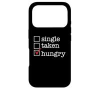 Célibataire ? Enlevé ? Vous n'avez Pas Faim ? Oui ! Meme Funny Foodie Checkmark Coque pour iPhone 17 Pro