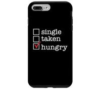 Célibataire ? Enlevé ? Vous n'avez Pas Faim ? Oui ! Meme Funny Foodie Checkmark Coque pour iPhone 7 Plus/8 Plus