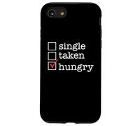 Célibataire ? Enlevé ? Vous n'avez Pas Faim ? Oui ! Meme Funny Foodie Checkmark Coque pour iPhone SE (2020) / 7/8