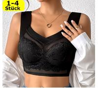 CELILIN Soutien-Gorge à Armatures Sans Armature Push Up Dentelle Noir