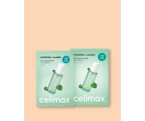 Celimax Masque apaisant pour le visage à la centella The Real Cica Calming Serum Mask - 27 ml * 10 pcs
