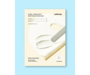 Celimax Masque crème éclaircissant Pore + Dark Spot Brightening Cream Mask - 20 g * 4 pcs