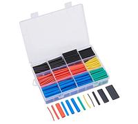 CELIMS Boite de Gaines Thermorétractables Assortiment - 5 couleurs/12 Tailles (Boite de 560 PCS)