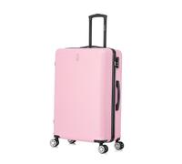 CELIMS - Grande Valise de Voyage Rigide à 4 roulettes Légère Taille Soute 23kg 75cm | Serrure Intégré | ABS | Valise Grande Taille avec 4 Roues 75cm | Rose Pâle