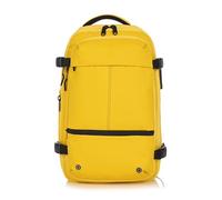 CELIMS - Sac à Dos de Voyage Sous Vide 2026 | Format Valise Cabine 55x35x25 & 55x40x20 | Sac Voyage Ordinateur Portable 17 Pouces | Serrure TSA | Extensible | Imperméable | Jaune