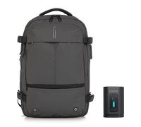 CELIMS - Sac à Dos de Voyage Sous Vide avec Pompe 2026 | Format Valise Cabine 55x35x25 & 55x40x20 | Sac Voyage Ordinateur Portable 17 Pouces | Serrure TSA | Extensible | Imperméable | Gris