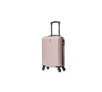 CELIMS - Valise Cabine 45x36x20 Easyjet Rigide ABS Légère | Bagages Cabine Avion Enfant et Adulte pour W nd et Déplacements d’Affaires | Rose Gold