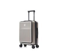 CELIMS - Valise Cabine 55x35x25 avec Front Pocket | Bagages Cabine Avion Enfant et Adulte pour W nd et Déplacements d’Affaires | Serrure TSA | Champagne