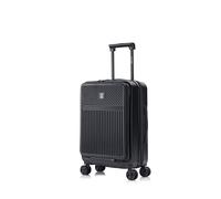 CELIMS - Valise Cabine 55x35x25 avec Front Pocket | Bagages Cabine Avion Enfant et Adulte pour W nd et Déplacements d’Affaires | Serrure TSA | Noir