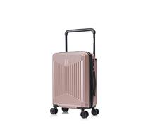 CELIMS - Valise Cabine 55x35x25 avec Wide Trolley | Bagages Cabine Avion Enfant et Adulte pour W nd et Déplacements d’Affaires | Serrure TSA | Rose Gold