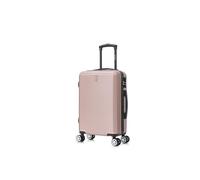 CELIMS - Valise Cabine 55x35x25 Rigide ABS Légère | Bagages Cabine Avion Enfant et Adulte pour W nd et Déplacements d’Affaires | Rose Gold
