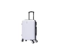 CELIMS - Valise Cabine 55x35x25 Rigide ABS Légère | Bagages Cabine Avion Enfant et Adulte pour W nd et Déplacements d’Affaires | Blanc