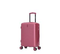 CELIMS - Valise Cabine 55x35x25 Rigide ABS Légère | Bagages Cabine Avion Enfant et Adulte pour W nd et Déplacements d’Affaires | Cadenas TSA | Interieur Peach Skin | Extensible | Bordeaux
