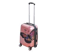 CELIMS - Valise Cabine | Valise en Polycarbonates | 55 x 36 x 23 cm | 4 roulettes Doubles | Cadenas TSA | Rose Gold
