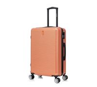 CELIMS - Valise Moyenne Taille Rigide à 4 roulettes Légère Soute 23kg 65cm | Serrure Intégré | ABS | Bagage Moyenne avec 4 Roues 65cm | Valise Week-End | Corail