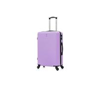 CELIMS - Valise Moyenne Taille Rigide à 4 roulettes Légère Soute 23kg 65cm | Serrure Intégré | ABS | Bagage Moyenne avec 4 Roues 65cm | Valise Week-End | Violet