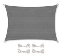 CelinaSun Voile d'ombragePare-Soleil Jardin Balcon Polyéthylène HDPE Respirant Rectangle 3 x 5 m Anthracite
