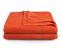 CelinaTex Bari Serviette de Sauna Lot de 2 80 x 200 cm Coton éponge Serviette de Bain Serviette de Sauna