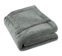 CelinaTex Couverture Moelleuse 150 x 200 cm Gris argenté Couverture canapé Chaud Couverture Salon Douce Microfibre Polaire Oeko-TEX Montreal